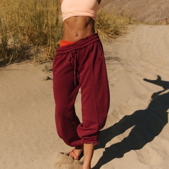 FP Movement by Free People Pants - FP Movement Sprint To The Finish Pants NWT - Sour Cherry